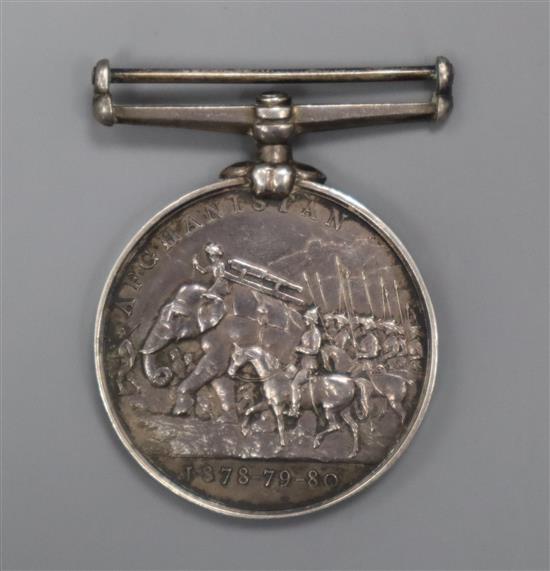 An Afghanistan medal to 536 G.R, J.Beeforth.D.2ndBDERA